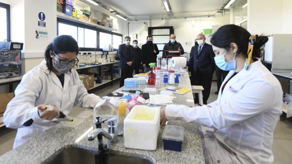 Investigadores del Conicet en el Instituto Leloir, junto a la biotecnológica Vaxinz, trabajan en una vacuna monodosis. (Instituto Leloir).